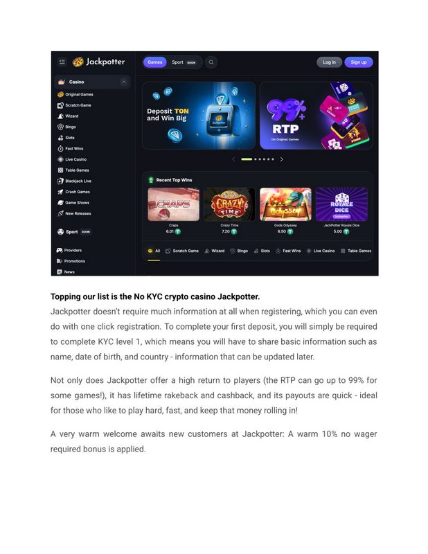 Ideal No Verification Casino Sites 2025 - Top Cryptocurrencies at No KYC Casinos