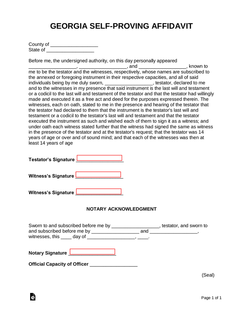 What is a self-proving affidavit for a will, and do you require one? What is a self-proving affidavit for a will, and do you require one?